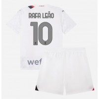 Dres AC Milan Rafael Leao #10 Preč pre deti 2023-24 Krátky Rukáv (+ trenírky)